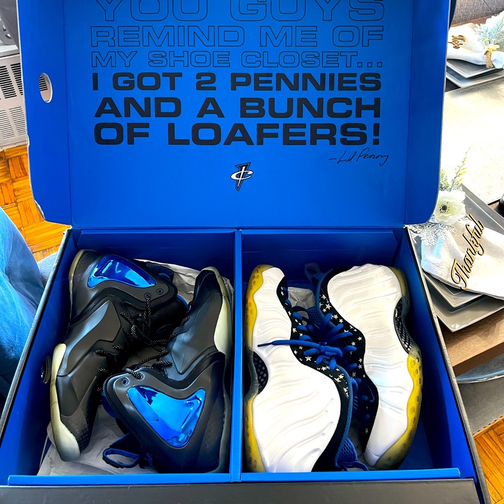 Shooting stars foamposite